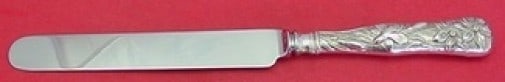 Flora by Shiebler Sterling Silver Blunt Dinner Knife 9 7/8": Flora by Shiebler Sterling Silver Blunt Dinner Knife 9 7/8" Experience elegance with the Flora by Shiebler sterling silver dinner knife. This exquisite piece features a blunt blade and a hollow handle