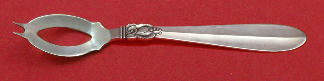 Frigast Princess Fuchsia Sterling Silver Olive Spoon 5 3/4 Inch Custom Made (1 of 1)
