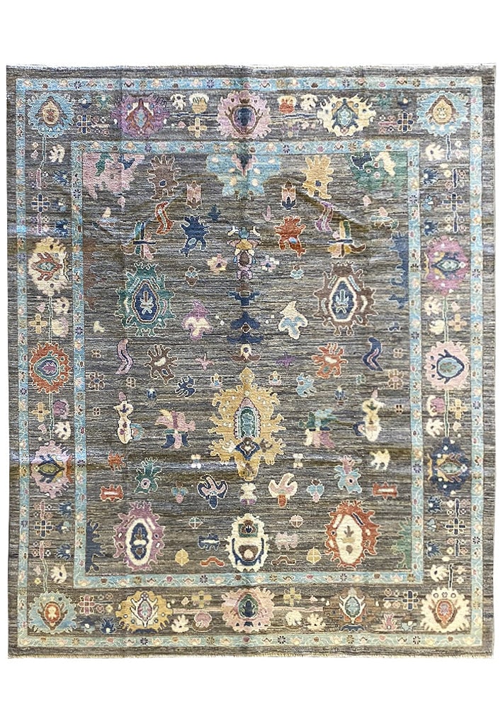 Oushak Handmade Area Rug 8.1 x 9.9 Feet Natural Wool: Oushak Handmade Area Rug 8.1 x 9.9 Feet Natural Wool Free continental US Shipping Discover the exquisite 8.1 x 9.9 Oushak Handmade Rug crafted from natural wool, a perfect blend of traditional artistr