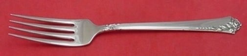 Oneida Damask Rose Sterling Silver Fork 7 1/8 Inch Flatware (1 of 2)