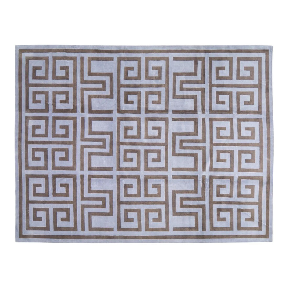 Hand-Knotted Moroccan Wool Area Rug Verdigris 9'x11'10": Hand-Knotted Moroccan Wool Area Rug Verdigris 9'x11'10" This Moroccan hand-knotted wool rug is crafted using traditional rug-making techniques, offering a blend of timeless craftsmanship and modern de