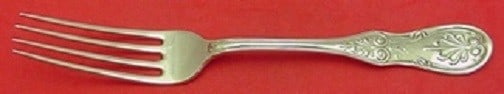 Tiffany & Co. Saratoga Sterling Silver Dinner Fork 8" Monogrammed: Tiffany & Co. Saratoga Sterling Silver Dinner Fork 8" Monogrammed This exquisite dinner fork is part of the Saratoga pattern by Tiffany & Co., crafted from high-quality sterling silver. Dating back to