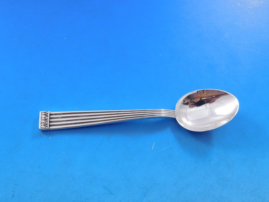Buccellati Rigato Sterling Silver Coffee Spoon 4.75 inches (1 of 3)