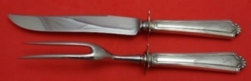 Reed and Barton Saint George Sterling 2pc Steak Carving Set 10" (1 of 1)