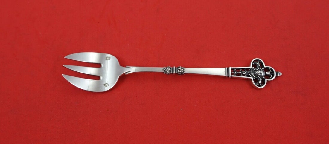 Christofle Renaissance Sterling Silver Oyster Fork 5 1/4 Malmaison Pattern: Christofle Renaissance Sterling Silver Oyster Fork 5 1/4 Malmaison Pattern Experience elegance with the Renaissance oyster fork by Christofle, crafted from high-quality sterling silver (.925). This ex