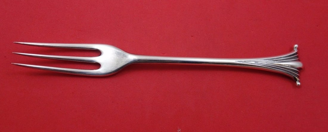 James Robinson Scroll Sterling Silver Dinner Fork 3-Tine 7 5/8 in (1 of 2)