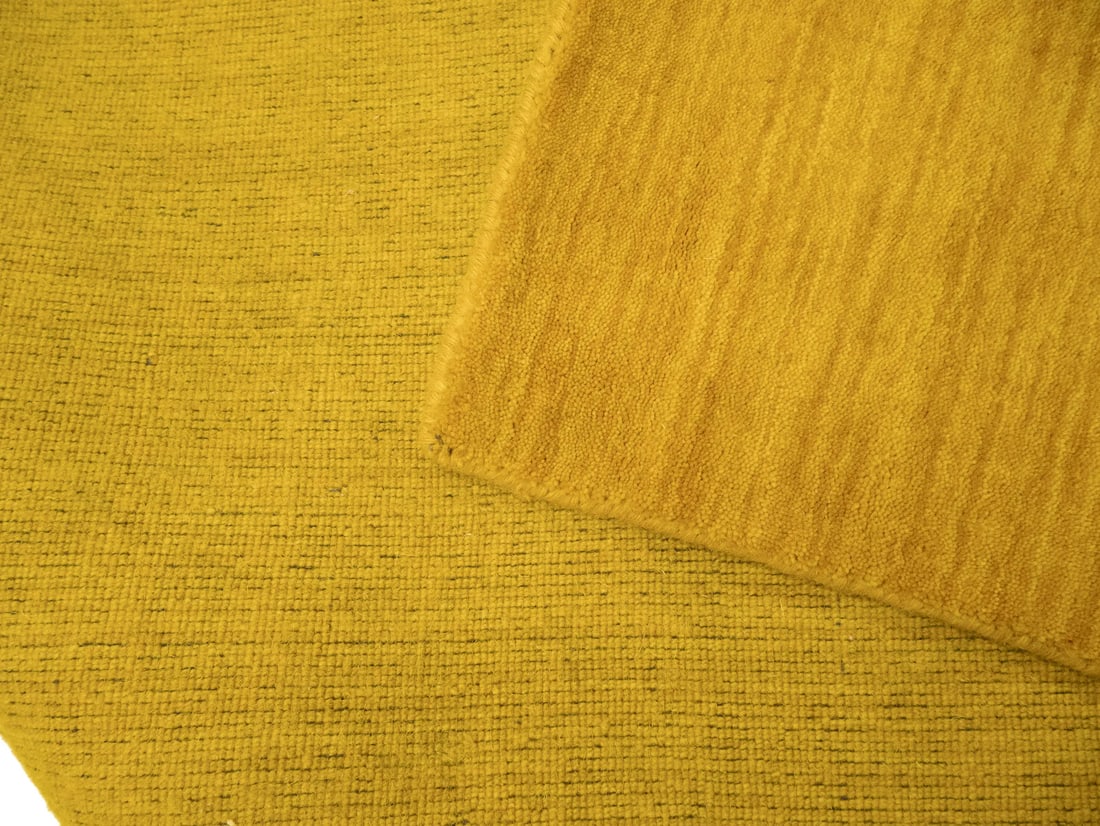 9x12 Hand-Loomed Wool Gabbeh Area Rug Solid Pattern - 13