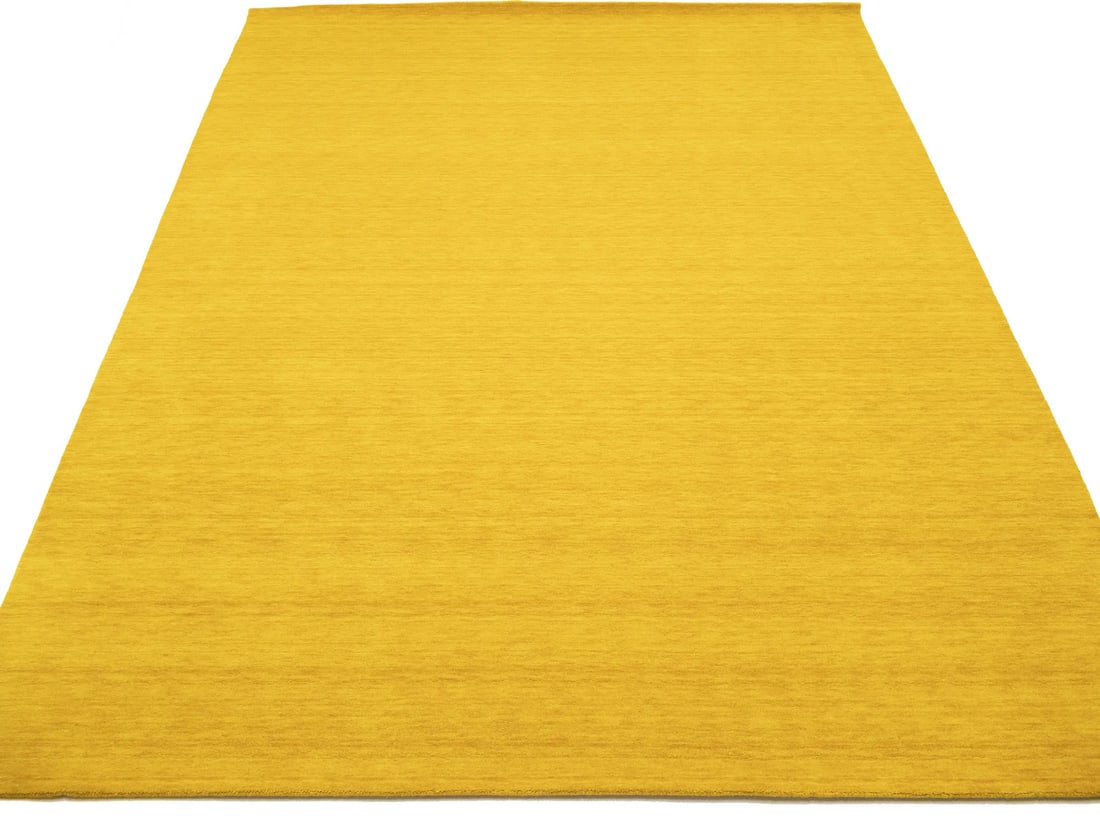 9x12 Hand-Loomed Wool Gabbeh Area Rug Solid Pattern - 3