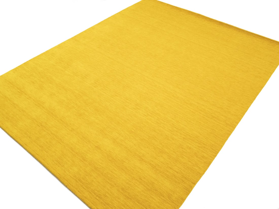 9x12 Hand-Loomed Wool Gabbeh Area Rug Solid Pattern - 4