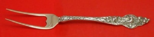 Reed & Barton Les Six Fleurs Sterling Silver English Server 7 1/8 Inch (1 of 1)