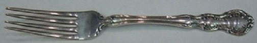 Wallace Old Atlanta Sterling Silver 7 3/8" Place Fork: Wallace Old Atlanta Sterling Silver 7 3/8" Place Fork This exquisite place size fork is crafted from sterling silver and features the elegant Old Atlanta pattern by Wallace. Measuring 7 3/8 inches, th
