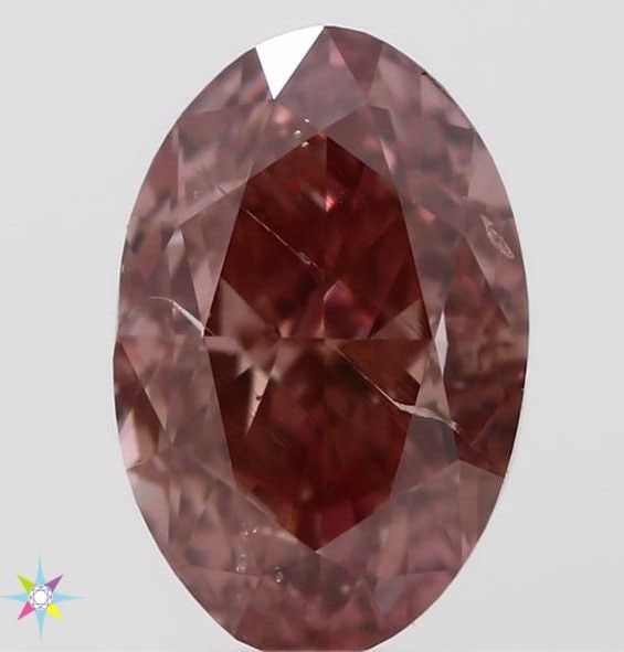 Loose Diamond - OVAL 0.52ct Fancy Deep Orangey Pink I1: Loose Diamond - OVAL 0.52ct Fancy Deep Orangey Pink I1 Source: Natural Shape: OVAL Carats: 0.52 Color: Fancy Deep Orangey Pink Certification: GIA Video: