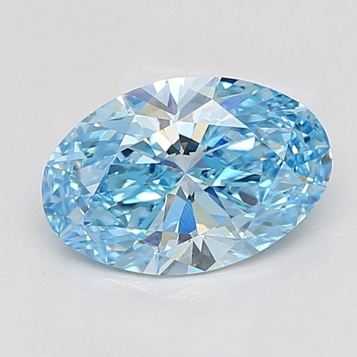 Loose Diamond - OVAL 4.02ct Fancy Vivid Blue VS1: Loose Diamond - OVAL 4.02ct Fancy Vivid Blue VS1 Source: This is a real non-mined Diamond that has been grown in a lab Shape: OVAL Carats: 4.02 Color: Fancy Vivid Blue Certification: IGI Video:
