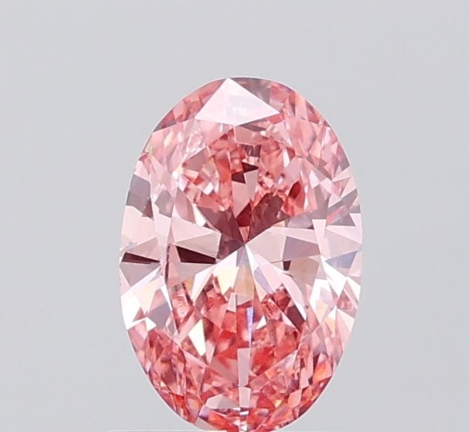 Loose Diamond - OVAL 1.02ct Fancy Vivid Pink SI1: Loose Diamond - OVAL 1.02ct Fancy Vivid Pink SI1 Source: This is a real non-mined Diamond that has been grown in a lab Shape: OVAL Carats: 1.02 Color: Fancy Vivid Pink Certification: IGI Video: