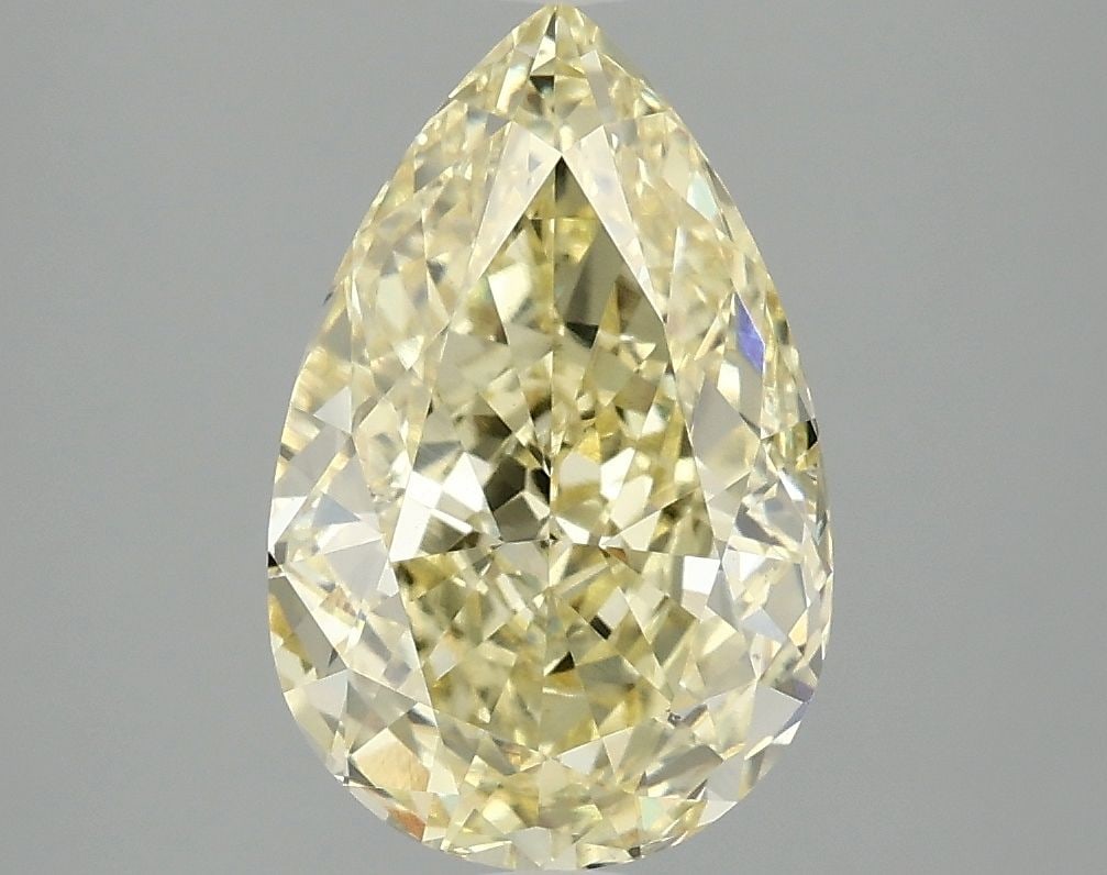 Loose Diamond - PEAR 3.07ct Fancy Intense Yellow VS1: Loose Diamond - PEAR 3.07ct Fancy Intense Yellow VS1 Source: This is a real non-mined Diamond that has been grown in a lab Shape: PEAR Carats: 3.07 Color: Fancy Intense Yellow Certification: IGI Video