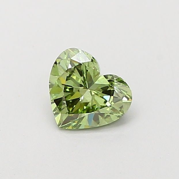 Loose Diamond - HEART 0.5ct Fancy Vivid Green VS1: Loose Diamond - HEART 0.5ct Fancy Vivid Green VS1 Source: This is a real non-mined Diamond that has been grown in a lab Shape: HEART Carats: 0.5 Color: Fancy Vivid Green Certification: IGI Video: