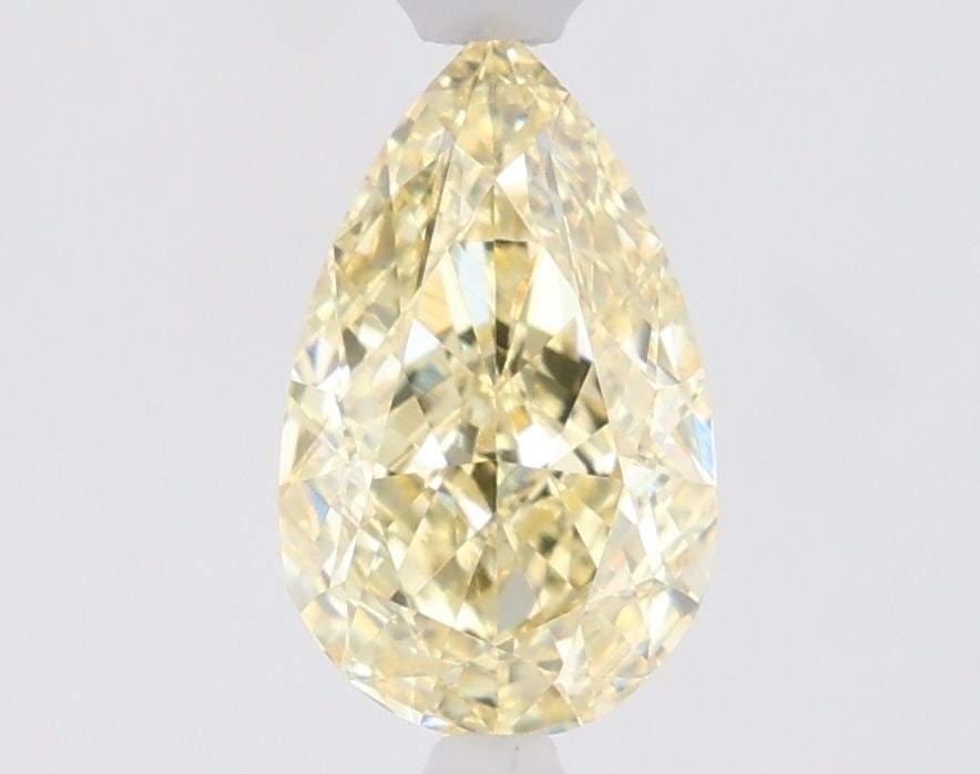 Loose Diamond - PEAR 1.13ct Fancy Yellow VVS2: Loose Diamond - PEAR 1.13ct Fancy Yellow VVS2 Source: This is a real non-mined Diamond that has been grown in a lab Shape: PEAR Carats: 1.13 Color: Fancy Yellow Certification: IGI Video: