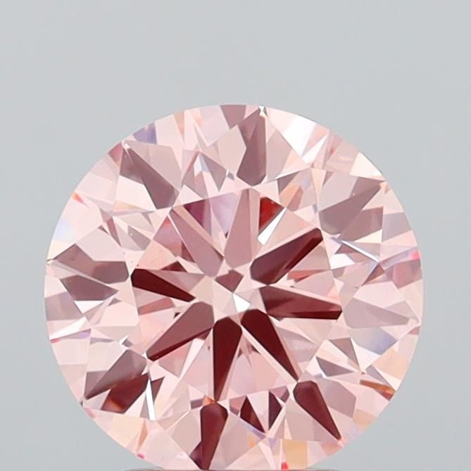 Loose Diamond - ROUND 2.92ct Fancy Vivid Pink VS1: Loose Diamond - ROUND 2.92ct Fancy Vivid Pink VS1 Source: This is a real non-mined Diamond that has been grown in a lab Shape: ROUND Carats: 2.92 Color: Fancy Vivid Pink Certification: IGI Video: