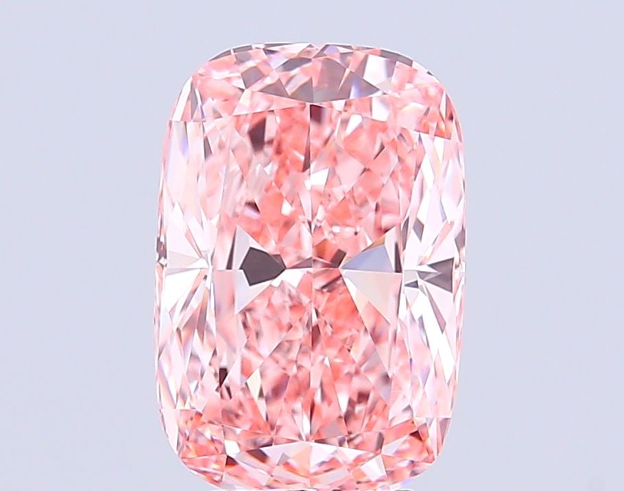 Loose Diamond - CUSHION MODIFIED 4.82ct Fancy Intense Pink VVS1: Loose Diamond - CUSHION MODIFIED 4.82ct Fancy Intense Pink VVS1 Source: This is a real non-mined Diamond that has been grown in a lab Shape: CUSHION MODIFIED Carats: 4.82 Color: Fancy Intense Pink Cer