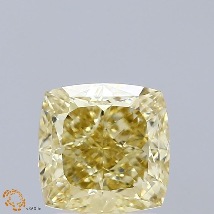 Loose Diamond - CUSHION MODIFIED 2.58ct Fancy Intense Yellow VVS2: Loose Diamond - CUSHION MODIFIED 2.58ct Fancy Intense Yellow VVS2 Source: This is a real non-mined Diamond that has been grown in a lab Shape: CUSHION MODIFIED Carats: 2.58 Color: Fancy Intense Yellow