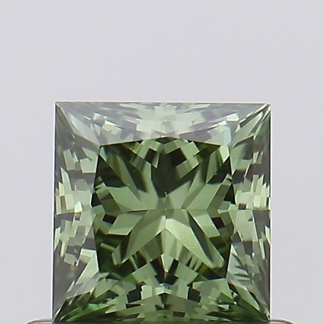 Loose Diamond - PRINCESS 0.51ct Fancy Vivid Green VS1: Loose Diamond - PRINCESS 0.51ct Fancy Vivid Green VS1 Source: This is a real non-mined Diamond that has been grown in a lab Shape: PRINCESS Carats: 0.51 Color: Fancy Vivid Green Certification: NONE Vi