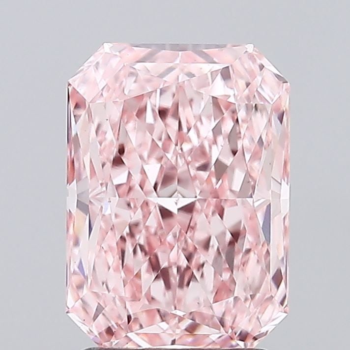 Loose Diamond - RADIANT 2.16ct Fancy Vivid Pink VS1: Loose Diamond - RADIANT 2.16ct Fancy Vivid Pink VS1 Source: This is a real non-mined Diamond that has been grown in a lab Shape: RADIANT Carats: 2.16 Color: Fancy Vivid Pink Certification: IGI PLEASE 