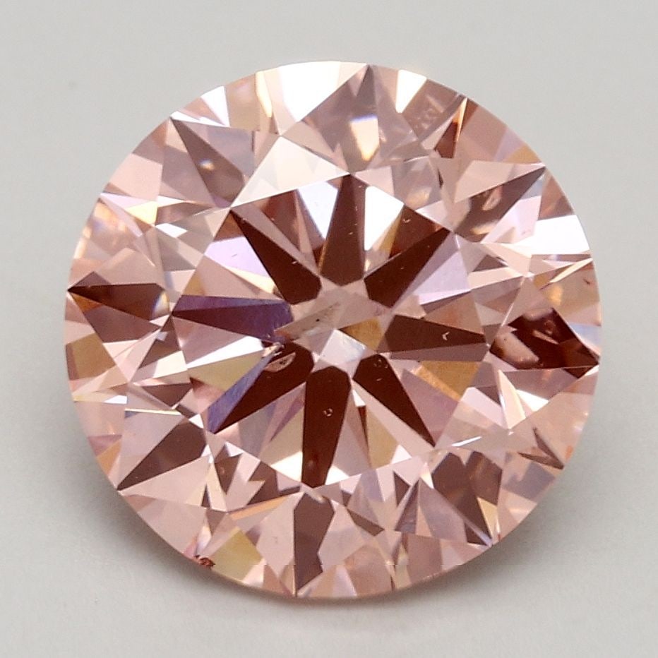 Loose Diamond - ROUND 3.01ct Fancy Intense Pink SI1: Loose Diamond - ROUND 3.01ct Fancy Intense Pink SI1 Source: This is a real non-mined Diamond that has been grown in a lab Shape: ROUND Carats: 3.01 Color: Fancy Intense Pink Certification: IGI Video: