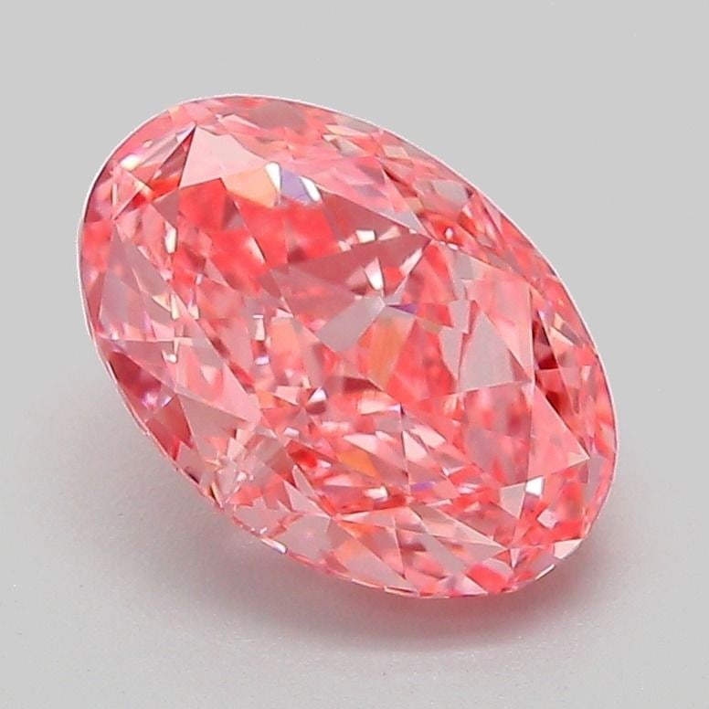 Loose Diamond - OVAL 2.04ct Fancy Vivid Pink VVS2: Loose Diamond - OVAL 2.04ct Fancy Vivid Pink VVS2 Source: This is a real non-mined Diamond that has been grown in a lab Shape: OVAL Carats: 2.04 Color: Fancy Vivid Pink Certification: IGI Video: