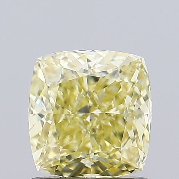 Loose Diamond - CUSHION MODIFIED 1.11ct Fancy Intense Yellow VVS2: Loose Diamond - CUSHION MODIFIED 1.11ct Fancy Intense Yellow VVS2 Source: This is a real non-mined Diamond that has been grown in a lab Shape: CUSHION MODIFIED Carats: 1.11 Color: Fancy Intense Yellow