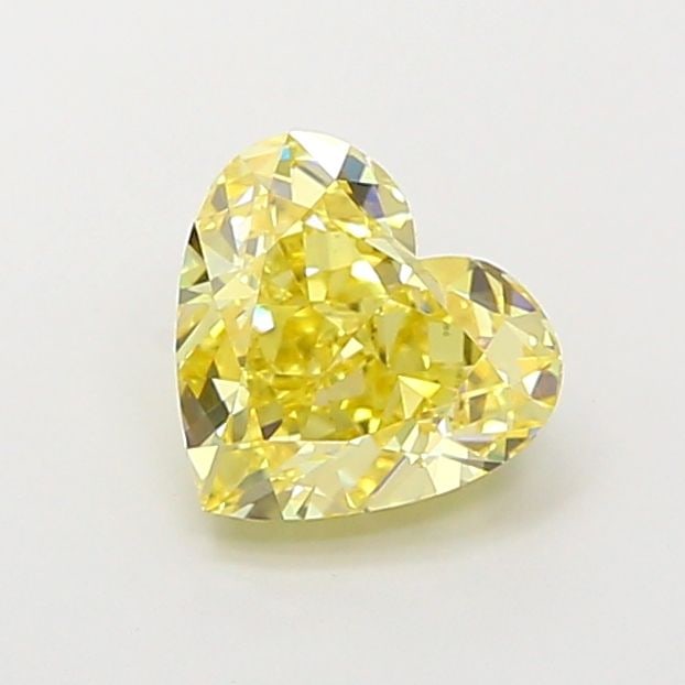 Loose Diamond - HEART 1.62ct Fancy Intense Yellow VVS2: Loose Diamond - HEART 1.62ct Fancy Intense Yellow VVS2 Source: This is a real non-mined Diamond that has been grown in a lab Shape: HEART Carats: 1.62 Color: Fancy Intense Yellow Certification: IGI Vi