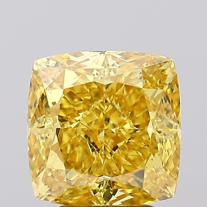 Loose Diamond - RADIANT 9.35ct Fancy Vivid Yellow VS2: Loose Diamond - RADIANT 9.35ct Fancy Vivid Yellow VS2 Source: This is a real non-mined Diamond that has been grown in a lab Shape: RADIANT Carats: 9.35 Color: Fancy Vivid Yellow Certification: IGI Vid