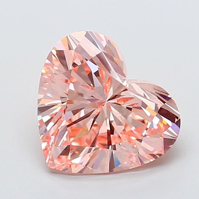 Loose Diamond - HEART 5.03ct Fancy Intense Pink VS1: Loose Diamond - HEART 5.03ct Fancy Intense Pink VS1 Source: This is a real non-mined Diamond that has been grown in a lab Shape: HEART Carats: 5.03 Color: Fancy Intense Pink Certification: IGI Video: