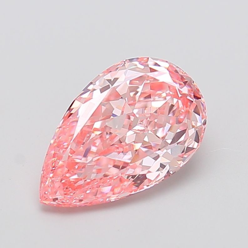 Loose Diamond - PEAR 3.59ct Fancy Vivid Pink VS1: Loose Diamond - PEAR 3.59ct Fancy Vivid Pink VS1 Source: This is a real non-mined Diamond that has been grown in a lab Shape: PEAR Carats: 3.59 Color: Fancy Vivid Pink Certification: IGI Video: