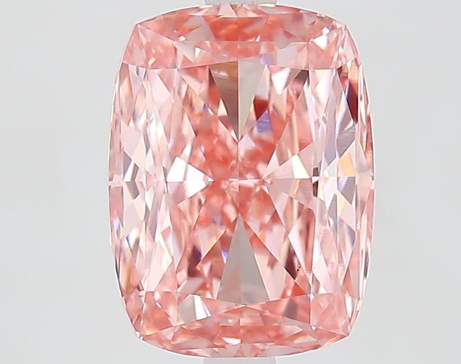 Loose Diamond - CUSHION MODIFIED 3.53ct Fancy Vivid Pink VS1: Loose Diamond - CUSHION MODIFIED 3.53ct Fancy Vivid Pink VS1 Source: This is a real non-mined Diamond that has been grown in a lab Shape: CUSHION MODIFIED Carats: 3.53 Color: Fancy Vivid Pink Certific