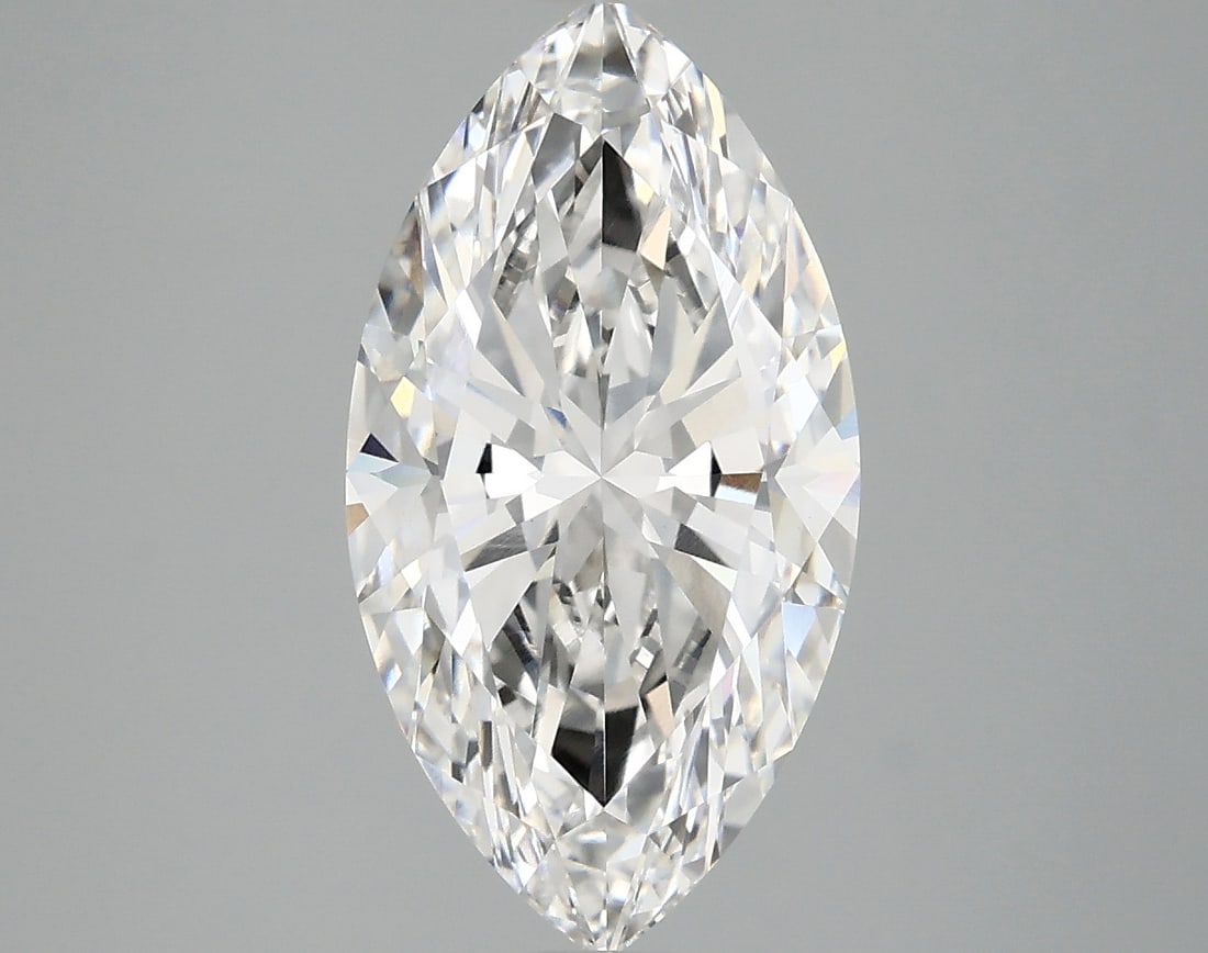 Loose Diamond - MARQUISE 3.37ct F VVS2: Loose Diamond - MARQUISE 3.37ct F VVS2 Source: This is a real non-mined Diamond that has been grown in a lab Shape: MARQUISE Carats: 3.37 Color: F Clarity: VVS2 Certification: IGI Condition: Pre-Owned