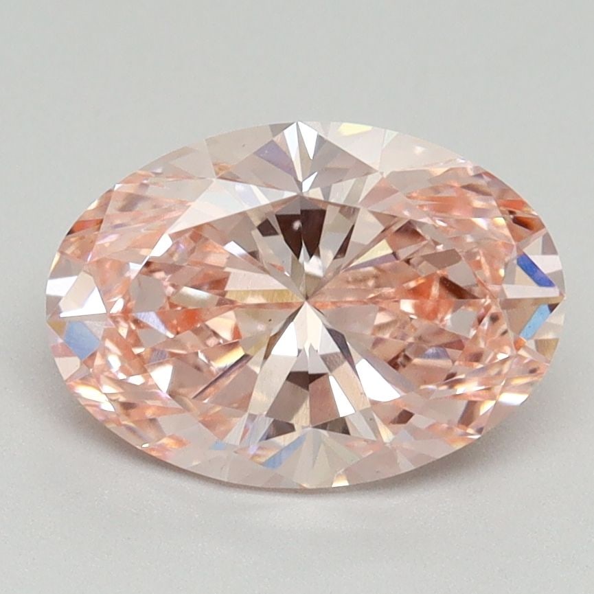Loose Diamond - OVAL 2.19ct Fancy Vivid Pink VS1: Loose Diamond - OVAL 2.19ct Fancy Vivid Pink VS1 Source: This is a real non-mined Diamond that has been grown in a lab Shape: OVAL Carats: 2.19 Color: Fancy Vivid Pink Certification: IGI Video: