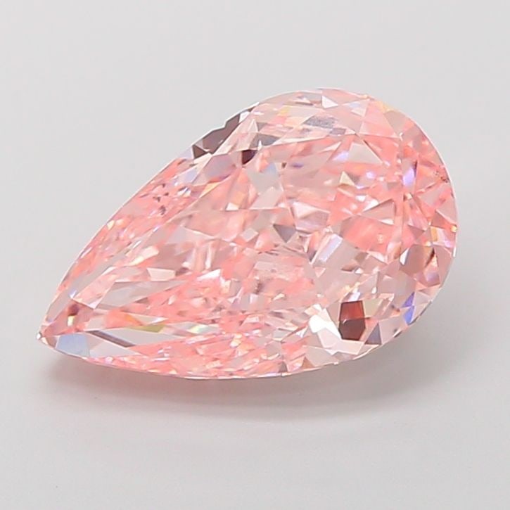 Loose Diamond - PEAR 7.02ct Fancy Vivid Pink VS2: Loose Diamond - PEAR 7.02ct Fancy Vivid Pink VS2 Source: This is a real non-mined Diamond that has been grown in a lab Shape: PEAR Carats: 7.02 Color: Fancy Vivid Pink Certification: IGI Video: