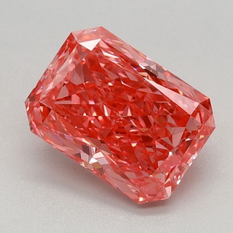 Loose Diamond - RADIANT 1.24ct Fancy Vivid Pink VS1: Loose Diamond - RADIANT 1.24ct Fancy Vivid Pink VS1 Source: This is a real non-mined Diamond that has been grown in a lab Shape: RADIANT Carats: 1.24 Color: Fancy Vivid Pink Certification: IGI Video: