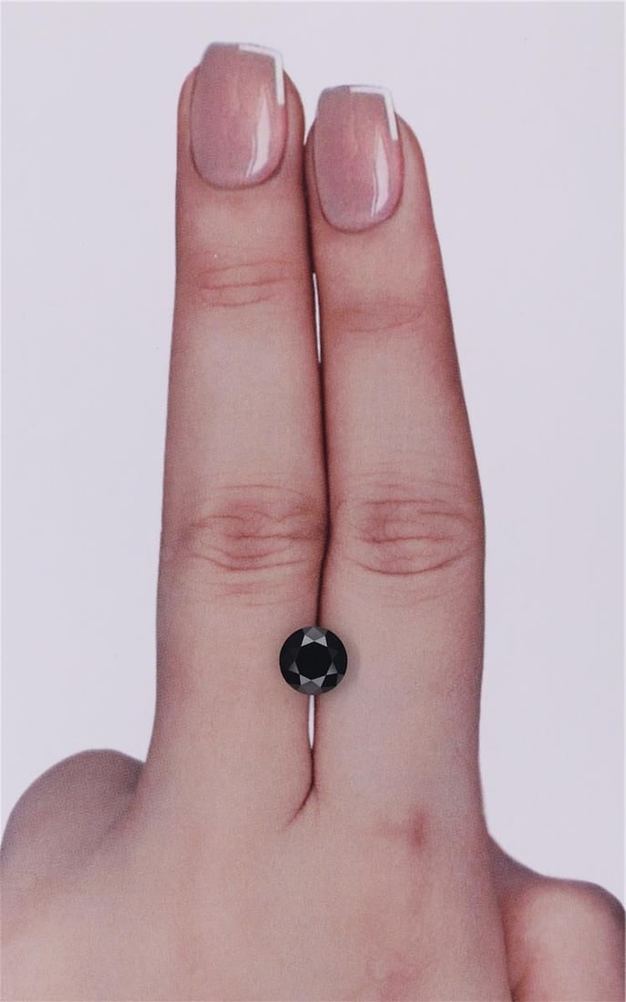 Loose Diamond - ROUND 1.46ct Black: Loose Diamond - ROUND 1.46ct Black Source: Natural Shape: ROUND Carats: 1.46 Color: Black Certification: IGI Video: