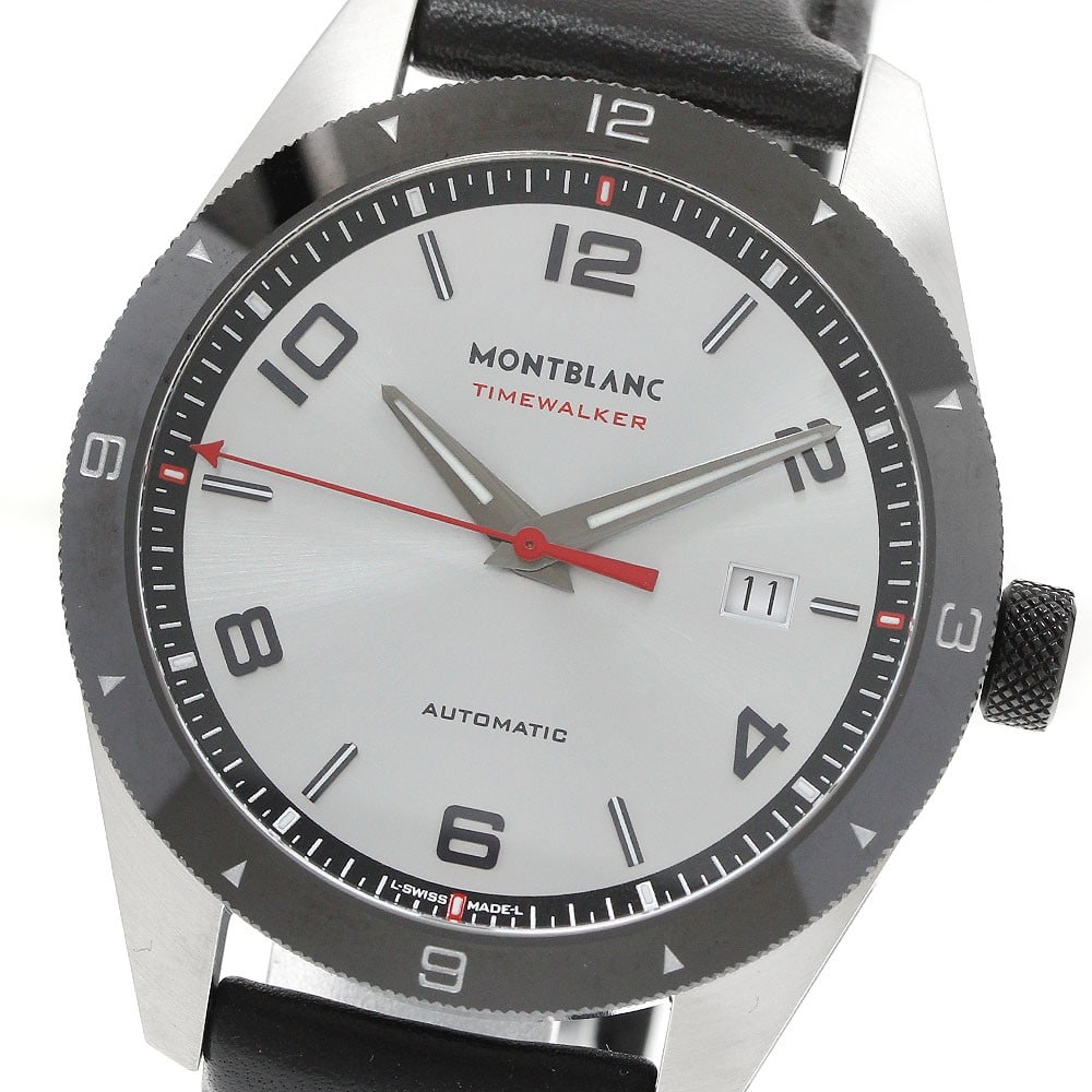 Montblanc TimeWalker 116058 mens automatic date wristwatch (1 of 7)