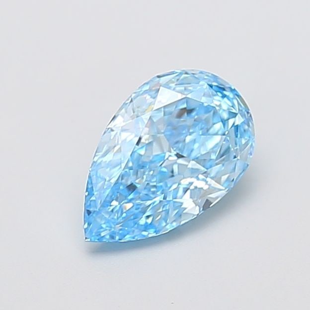 Loose Diamond - PEAR 1.31ct Fancy Vivid Blue VVS2: Loose Diamond - PEAR 1.31ct Fancy Vivid Blue VVS2 Source: This is a real non-mined Diamond that has been grown in a lab Shape: PEAR Carats: 1.31 Color: Fancy Vivid Blue Certification: IGI Video: