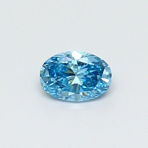 Loose Diamond - OVAL 0.31ct Fancy Vivid Blue VVS2: Loose Diamond - OVAL 0.31ct Fancy Vivid Blue VVS2 Source: This is a real non-mined Diamond that has been grown in a lab Shape: OVAL Carats: 0.31 Color: Fancy Vivid Blue Certification: IGI Video: