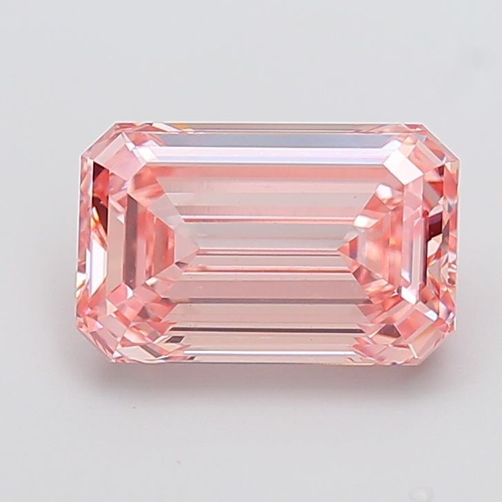 Loose Diamond - EMERALD 4.02ct Fancy Intense Pink VS1: Loose Diamond - EMERALD 4.02ct Fancy Intense Pink VS1 Source: This is a real non-mined Diamond that has been grown in a lab Shape: EMERALD Carats: 4.02 Color: Fancy Intense Pink Certification: IGI Vid
