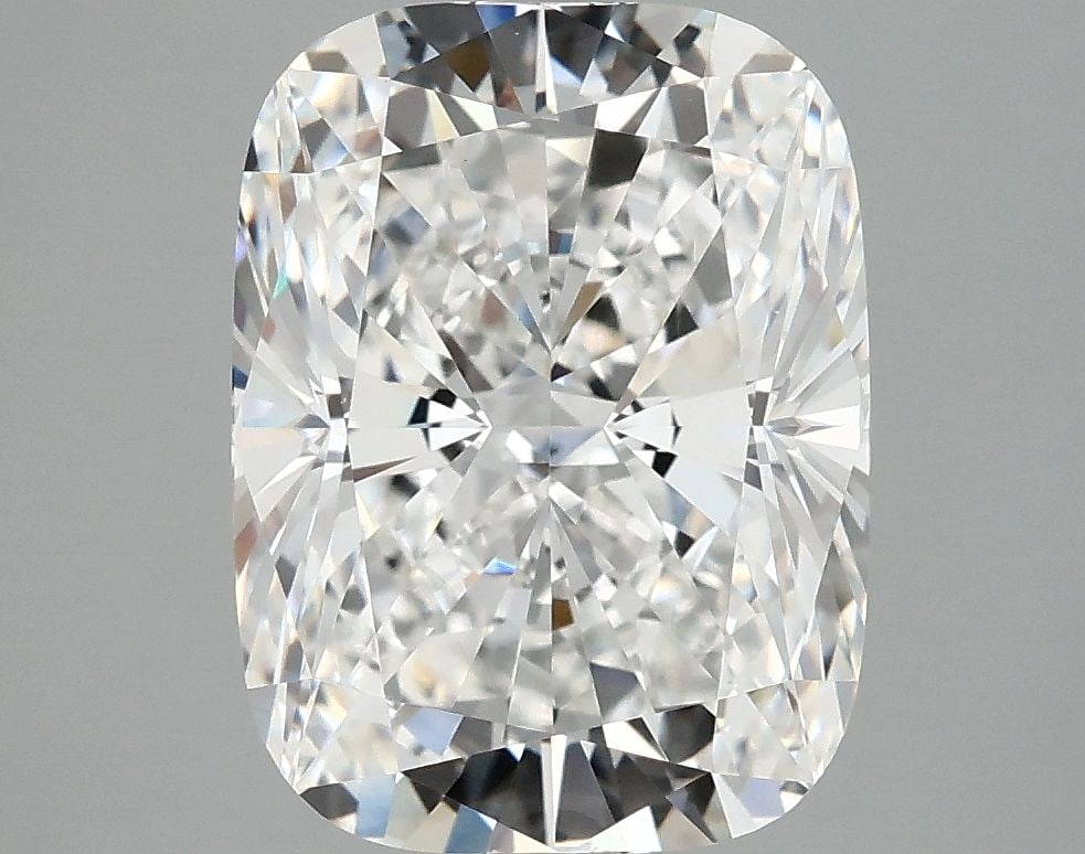 Loose Diamond - CUSHION MODIFIED 5.06ct E VVS2: Loose Diamond - CUSHION MODIFIED 5.06ct E VVS2 Source: This is a real non-mined Diamond that has been grown in a lab Shape: CUSHION MODIFIED Carats: 5.06 Color: E Clarity: VVS2 Certification: IGI PLEA