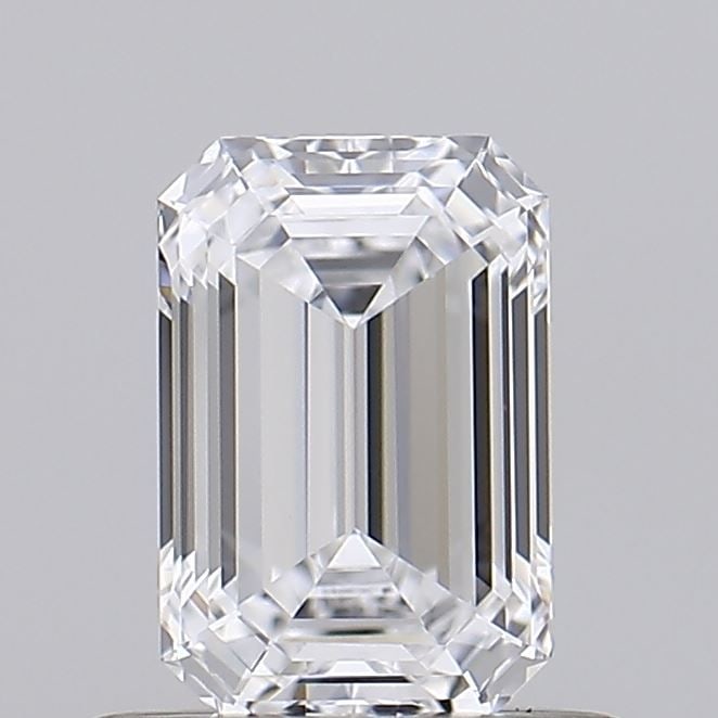 Loose Diamond - EMERALD 0.72ct D VVS2: Loose Diamond - EMERALD 0.72ct D VVS2 Source: This is a real non-mined Diamond that has been grown in a lab Shape: EMERALD Carats: 0.72 Color: D Clarity: VVS2 Certification: IGI Video: