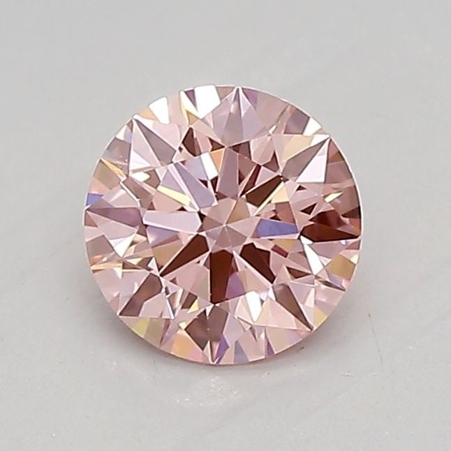 Ideal Loose Diamond - ROUND 0.65ct Fancy Vivid Pink VVS2 (1 of 1)