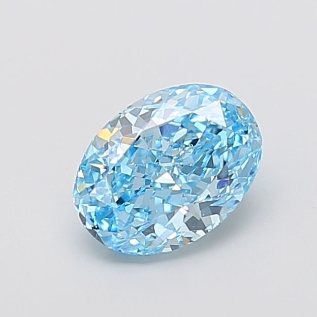 Loose Diamond - OVAL 1.52ct Fancy Vivid Blue VVS2: Loose Diamond - OVAL 1.52ct Fancy Vivid Blue VVS2 Source: This is a real non-mined Diamond that has been grown in a lab Shape: OVAL Carats: 1.52 Color: Fancy Vivid Blue Certification: IGI Video: