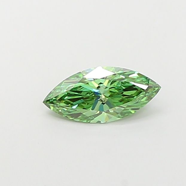 Loose Diamond - MARQUISE 1.01ct Fancy Vivid Green VS1: Loose Diamond - MARQUISE 1.01ct Fancy Vivid Green VS1 Source: This is a real non-mined Diamond that has been grown in a lab Shape: MARQUISE Carats: 1.01 Color: Fancy Vivid Green Certification: IGI Vid