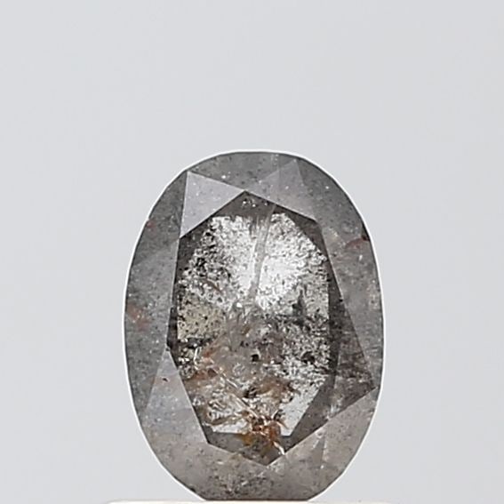 Loose Diamond - OVAL 0.61ct Salt and Pepper VS1: Loose Diamond - OVAL 0.61ct Salt and Pepper VS1 Source: Natural Shape: OVAL Carats: 0.61 Color: Salt and Pepper Certification: NONE Video: