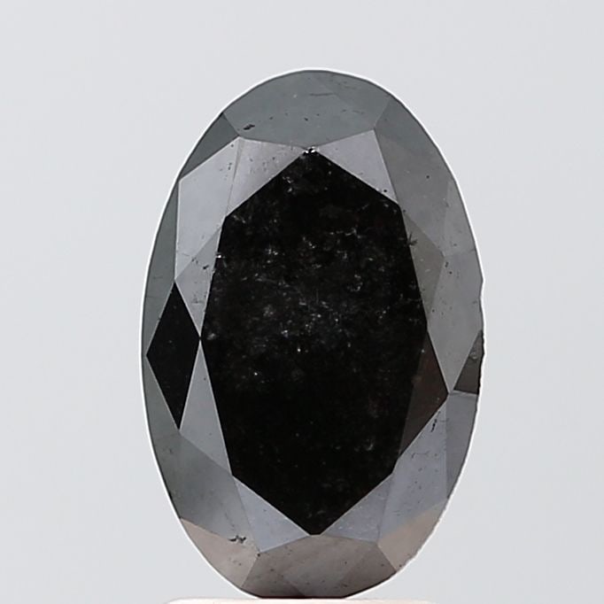 Loose Diamond - OVAL 2.6ct Black VS2: Loose Diamond - OVAL 2.6ct Black VS2 Source: Natural Shape: OVAL Carats: 2.6 Color: Black Certification: NONE Video: